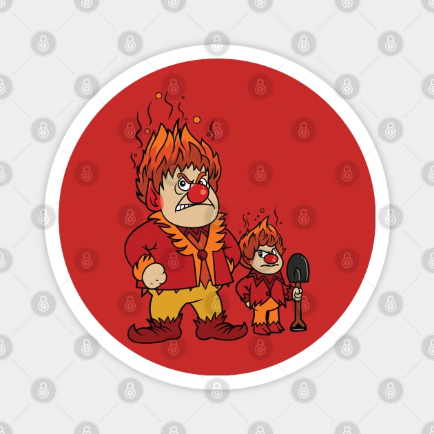 heat miser Magnet by Qualityshirt